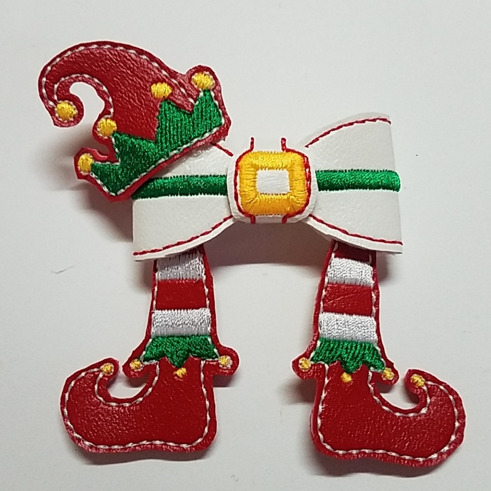 Elf feet hair bow